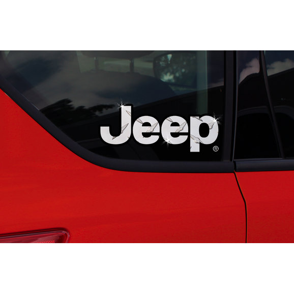 006227App.jpg Chroma Graphics 6227 Treaded Hologram Stick Onz Jeep Logo Decal