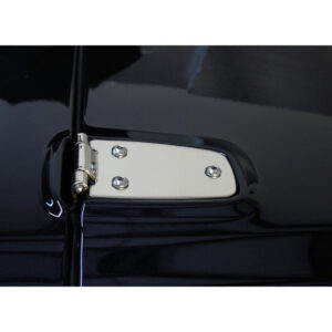 11111.02-alt1.jpg OMIX 11111.02 Stainless Steel Hood Hinge Set for 97-06 Jeep Wrangler TJ