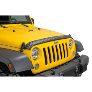 116844.jpg Rugged Ridge 11651.17 Body Armor Hood Guard in Black for 07-18 Jeep Wrangler JK