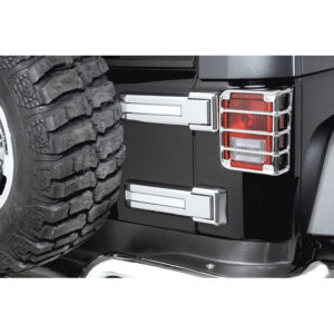 117871.jpg Rugged Ridge 13311.24 Chrome Tailgate Hinge Covers for 07-18 Jeep Wrangler JK