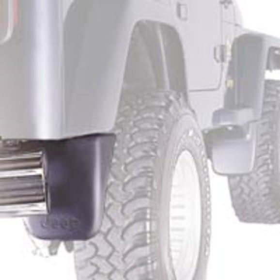 13309.jpg Mopar 82202307 Rear Molded Splash Guards with Jeep Logo for 97-06 Jeep Wrangler TJ