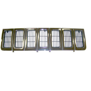 155182-add1.jpg Crown Automotive 55055059 Chrome Grille Panel for 96-98 Jeep Grand Cherokee ZJ