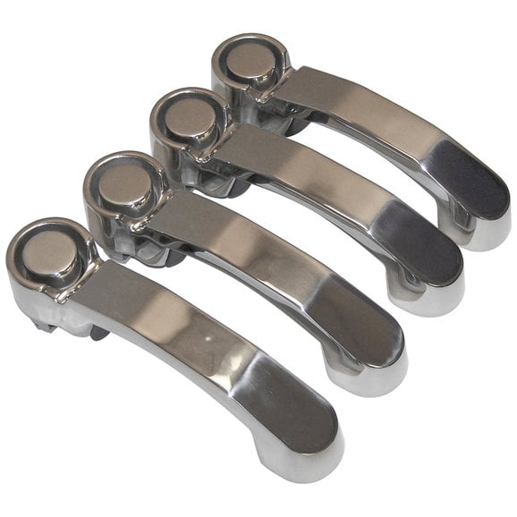 181427.jpg Crown Automotive RT34005 Stainless Steel Door Handle Set for 07-18 Jeep Wrangler JK & 08-09 Liberty KK