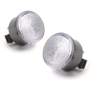 218120.jpg Crown Automotive RT28029 Clear Parking Lamps with Amber Bulbs for 07-13 Jeep Wrangler JK