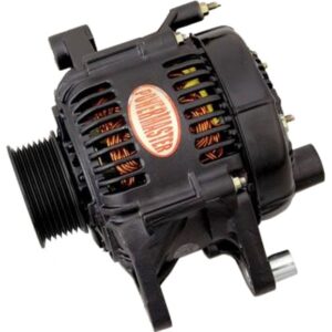 Powermaster 53311 170 / 110 Amp Alternator in Black for 91-01 Jeep Wrangler YJ, TJ & Cherokee XJ