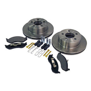 Crown Automotive 5016434K Front Disc Brake Service Kit for 99-06 Jeep Wrangler Tj & Unlimited and 99-01 Cherokee XJ