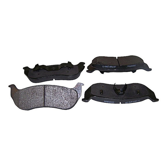 Crown Automotive 5093511TI Rear Disc Brake Pad Set for 03-06 Jeep Wrangler TJ and Unlimited