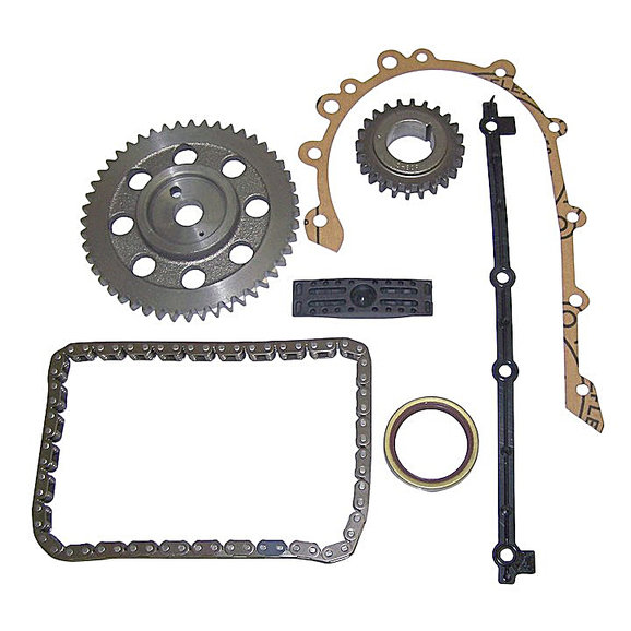 Crown Automotive 53020444KE Timing Chain Kit for 94-98 Jeep Wrangler YJ & TJ and 94-98 Cherokee XJ & Grand Cherokee ZJ with 4.0L Engine
