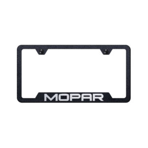 Automotive_Gold_Mopar_Cut_Out_License_Plate_Frame_GFMOPERB.jpg Automotive Gold GFMOPERB Mopar Cut-Out License Plate Frame Rugged Black