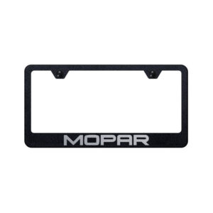Automotive_Gold_Premiere_Collection_Etched_Mopar_License_Plate20Frame_LFMOPERB.jpg Automotive Gold LFMOPERB Collection Etched Mopar License Plate Frame Rugged Black