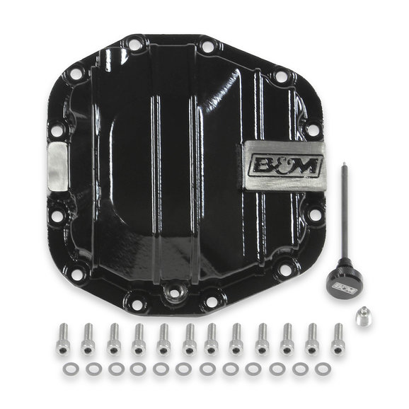 B26M-Nodular-Rear-Diff-Cover-JL-Dana44-Tabletop-complete-kit.jpg B&M Racing Nodular Iron Rear Differential Cover 18-23 Jeep Wrangler JL Rubicon Unlimited with Dana 44 Rear Axle