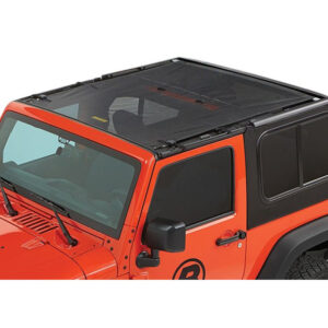 Bestop 52412-11 Sun Bikini Extended Mesh Top for 18-20 Jeep Wrangler JL 2-Door