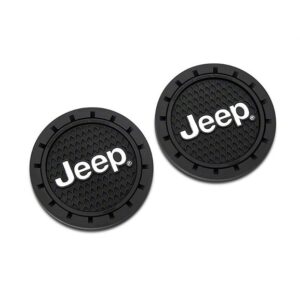 Console-Coaster-3.jpg Plasticolor 000652R01 Jeep Logo Cup Holder Coaster for Jeep Vehicles