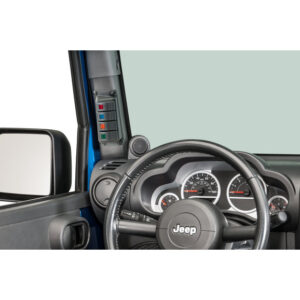 Daystar-KJ71044BK-A-Pillar-with-Switches-07-10-JK.jpg Daystar KJ71044BK Switch Pillar in Black for 07-10 Jeep Wrangler JK