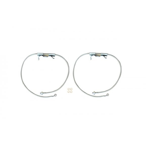 EVO Manufacturing EVO-600132 Front Extended Brake Lines for 18-20 Jeep Wrangler JL & Gladiator JT Rubicon with 2-5in Lift