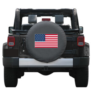 Boomerang Enterprises TC-AF30 Soft Spare Tire Cover with American Flag Print for 29-30" Spare Tire