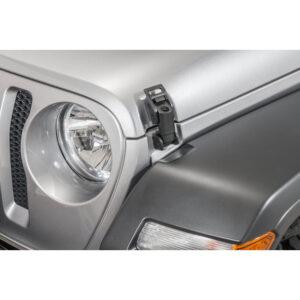 Kentrol-80715-Mechanical-Hood-Catch-Kit-Jeep-Wrangler-JL-Closed.jpg Kentrol 80715 Mechanical Hood Catch Kit for 18-21 Jeep Wrangler JL & Gladiator JT