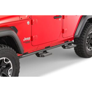 N-FAB J184RKRS4 Rock-Rail Step System for 18-20 Jeep Wrangler JL Unlimited