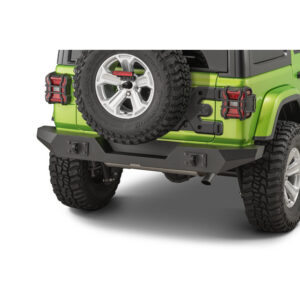 Omix-Ada-Rugged-Ridge-Spartan-Rear-Bumper-Jeep-Wrangler-JL-11548.51-Rear-Quarter.jpg Rugged Ridge 11548.51 Spartan Full Width Rear Bumper for 18-20 Jeep Wrangler JL
