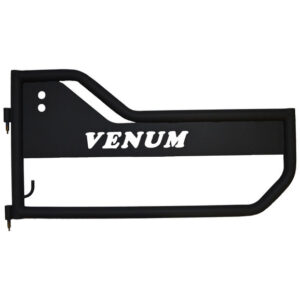 Owens Products JK15005 Front Venum Tubular Door Kit Textured Black or 07-18 Jeep Wrangler JK & JK 4 Door Unlimited