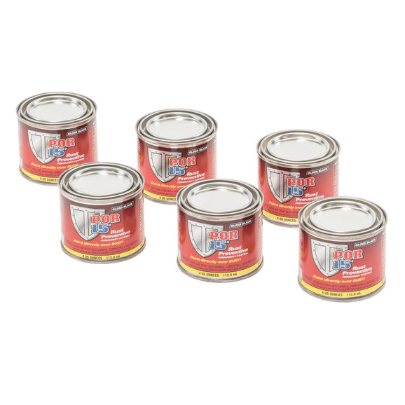 POR-15-6-4-oz-KIT-45006.jpg Por-15 45006 Rust Preventive Coating in Gloss Black (6qty 4oz.)