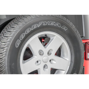 Quadratec-Universal-Rear-Spare-Tire-Bracket-Cameras-Lighting-Installed.jpg Quadratec Rear Camera Spare Tire Bracket for 87-18 Jeep Wranglers