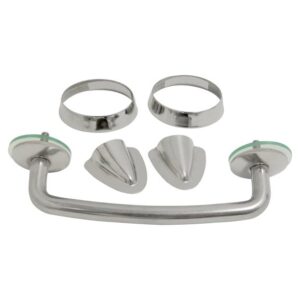 RT34068.jpg Crown Automotive RT34068 Stainless Steel Windshield Hold-Down Set for 97-06 Jeep Wrangler TJ & Unlimited