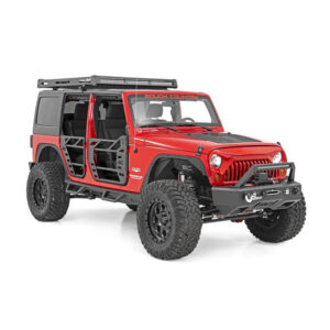 Rough-Country-10511V-Front-Rear-Inner-Fender-Liners-Wrangler-JK-Vertex-Shocks-Installed-Full.jpg Rough Country 10511V Front & Rear Inner Fender Liners for 07-18 Jeep Wrangler JK with Vertex Shocks