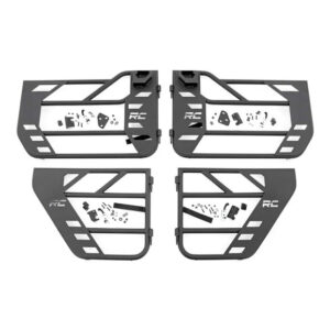 Rough-Country-10619-Front-Rear-Steel-Tube-Doors-Wrangler-JL-Gladiator-JT-wysiwyg_0.jpg Rough Country 10619 Front & Rear Steel Tube Doors for 18-22 Jeep Wrangler JL Unlimited & Gladiator JT
