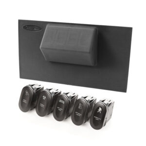 Rugged_Ridge_A-Pillar_Pod_Switches_JK_17235.72.jpg Rugged Ridge 17235.72 Etched Center Console 4 Switch Pod Kit for 07-10 Jeep Wrangler JK