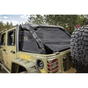 Rugged_Ridge_Eclispe_Cargo_Barrier_JK_13579.42_lifestyle1.jpg Rugged Ridge 13579.42 Eclipse Cargo Barrier for 07-18 Jeep Wrangler Unlimited 4 Door