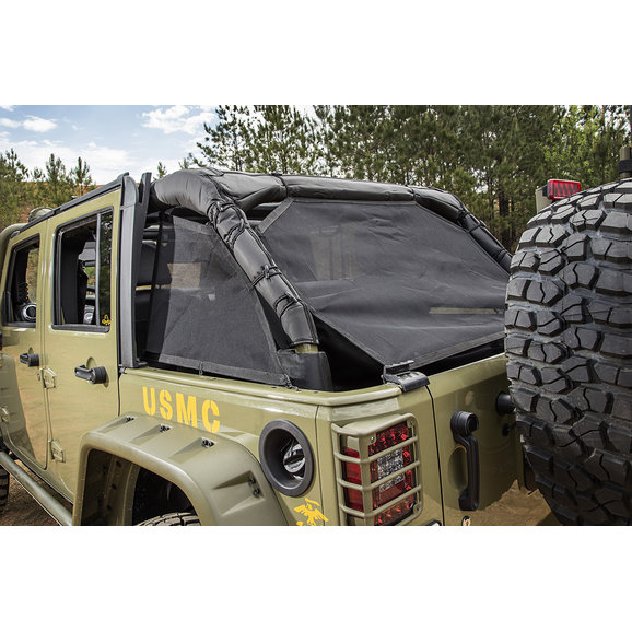 Rugged_Ridge_Eclispe_Cargo_Barrier_JK_13579.42_lifestyle1.jpg Rugged Ridge 13579.42 Eclipse Cargo Barrier for 07-18 Jeep Wrangler Unlimited 4 Door