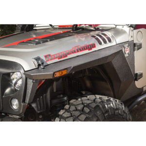 Rugged_Ridge_Front_Fenders_JK_11615.01_installed1.jpg Rugged Ridge 11615.01 XHD Front Armor Fenders for 07-18 Jeep Wrangler JK