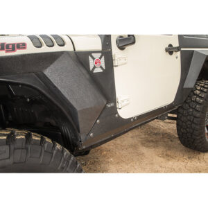 Rugged_Ridge_Steel_Body_Armor_Cladding_11615.11_lifestyle1.jpg Rugged Ridge 11615.11 Steel Body Armor Cladding for 07-18 Jeep Wrangler JK 2 Door