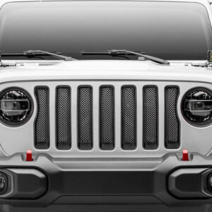 T-Rex 44493 Sport Polished Stainless Steel Mesh Grille for 18-20 Jeep Wrangler JL