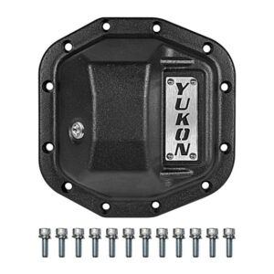 Yukon Gear & Axle YHCC-D35JL Hardcore Nodular Iron Cover for 18-22 Jeep Wrangler JL Dana 35 Rear