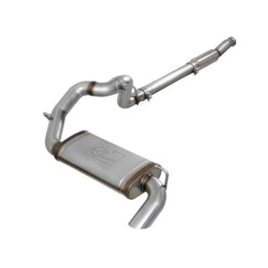 afe-power-mach-force-xp-3-inch-hi-tuck-409-stainless-cat-back-jeep-wrangler-jl-2dr-and-4dr-2-0L-engine-only-49-48079-main.jpg aFe Power 49-48079 Mach Force XP 3" 409 Stainless Hi-Tuck Cat-Back Exhaust System for 18-22 Jeep Wrangler JL w/ 2.0L Engine