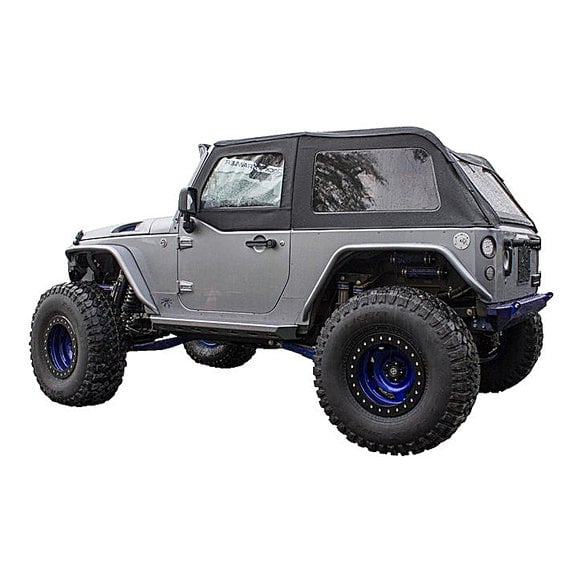 brt20035t.jpg Crown Automotive BRT20035T Bowless Soft Top in Black Diamond for 07-18 Jeep Wrangler JK 2 Door