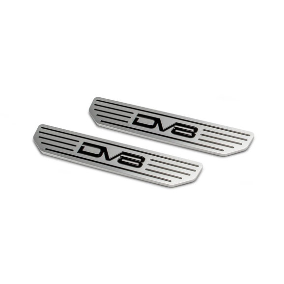 DV8 Offroad D-JL-180014-SIL4 Rear Sill Plates with DV8 Logo for 18-20 Jeep Wrangler JL Unlimited & Gladiator JT