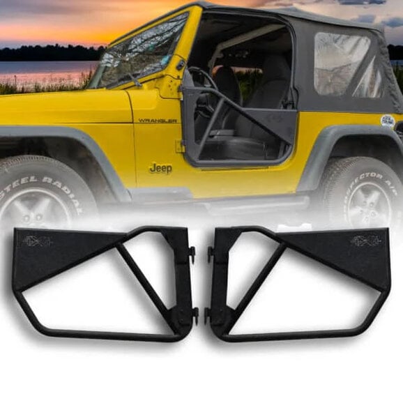 ez-4x4-phantom-tube-doors-tj-1997-0072.jpg EZ 4X4 1997 0072 Phantom Aluminum Tube Doors for 97-06 Jeep Wrangler TJ