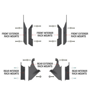 go-rhino-5910013T-rollbar-mount_0.jpg Go Rhino 5910013T SRM Roll Bar Mounting Bracket Kit for 07-18 Jeep Wrangler JK & Unlimited JK