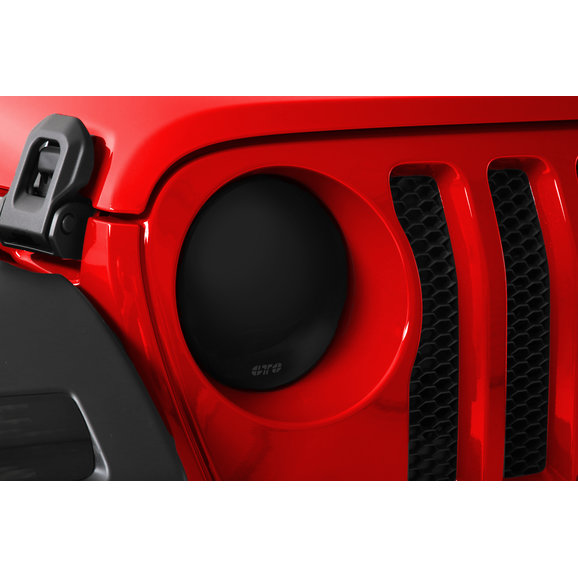 GT Styling GT0644S Headlight Covers 2pc. Smoked for 18-20 Jeep Wrangler JL & Gladiator JT