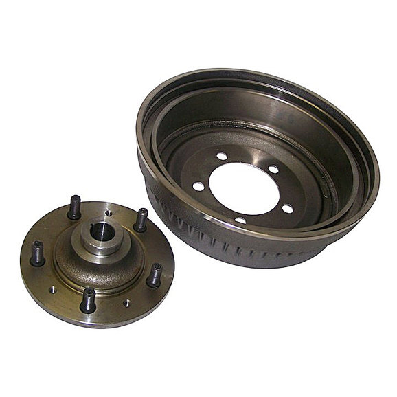 j5355714.jpg Crown Automotive J5355714 Hub & Drum Assembly for 76-78 Jeep CJ-5 and CJ-7 with AMC 20 Rear Axle and 11" Drum Brakes