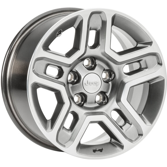 mopar-77072494ab-wheel-aluminum-slotted-off-road-moab-satin-carbon-finish-jeep-wrangler-jl-unlimited-jk-main_0.jpg Mopar 77072494AB Slotted Off-Road Wheel in Satin Carbon Finish for 07-25 Jeep Wrangler JL, JK & Gladiator JT