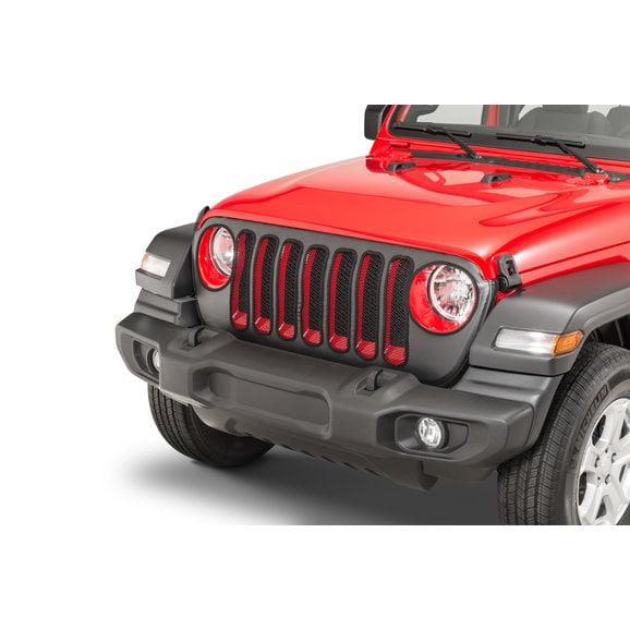 Mopar 82215365AB Front End Grille Cover for 18-26 Jeep Wrangler JL & Gladiator JT