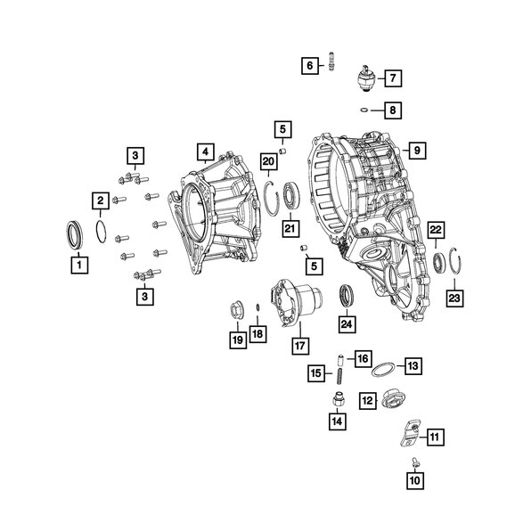 mopar-transfer-case-shifter-lever-jl-68386917aa.jpg Mopar 68386917AA Transfer Case Shifter Lever for 18-19 Jeep Wrangler JL