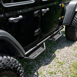 N-FAB 518416612 2" Nerf Steps RS for 18-21 Jeep Wrangler JL Unlimited