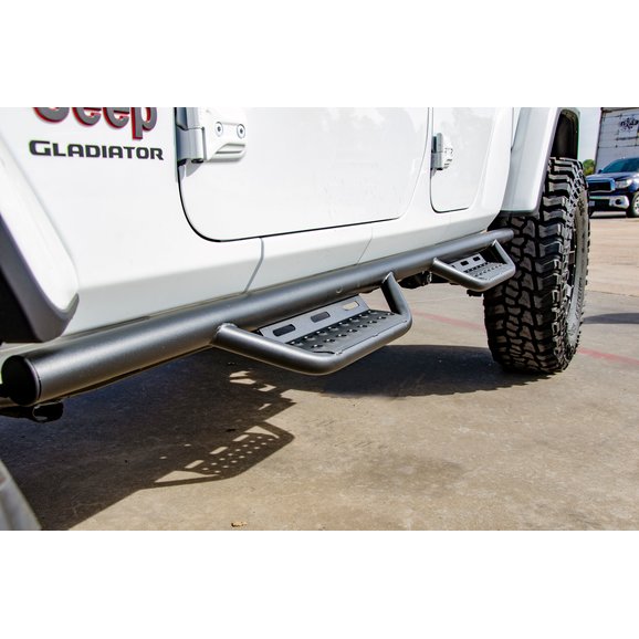 nfab-519418012-nerf-step-gladiator-jt-text-blk-main.jpeg N-FAB 519418012 2" Nerf Steps RS for 20-23 Jeep Gladiator JT