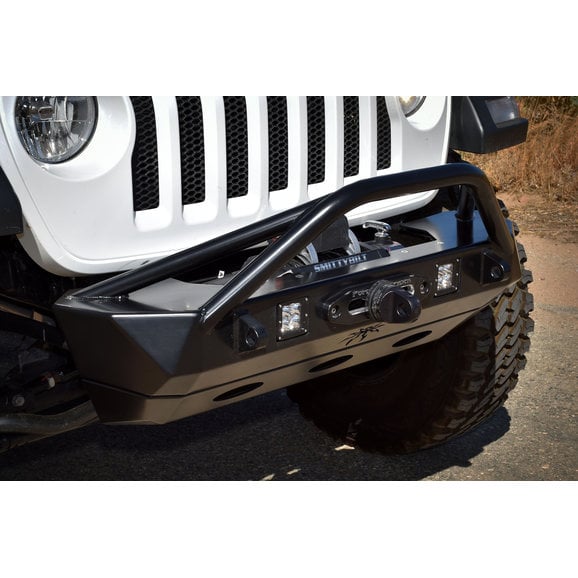 Poison Spyder 1957010DBTP1 Bruiser Front Bumper for 18-26 Jeep Wrangler JL & Gladiator JT