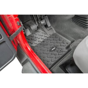 Quadratec Jeep License Ultimate Jeep Licensed Floor Liners for 76-95 Jeep CJ-7 & Wrangler YJ